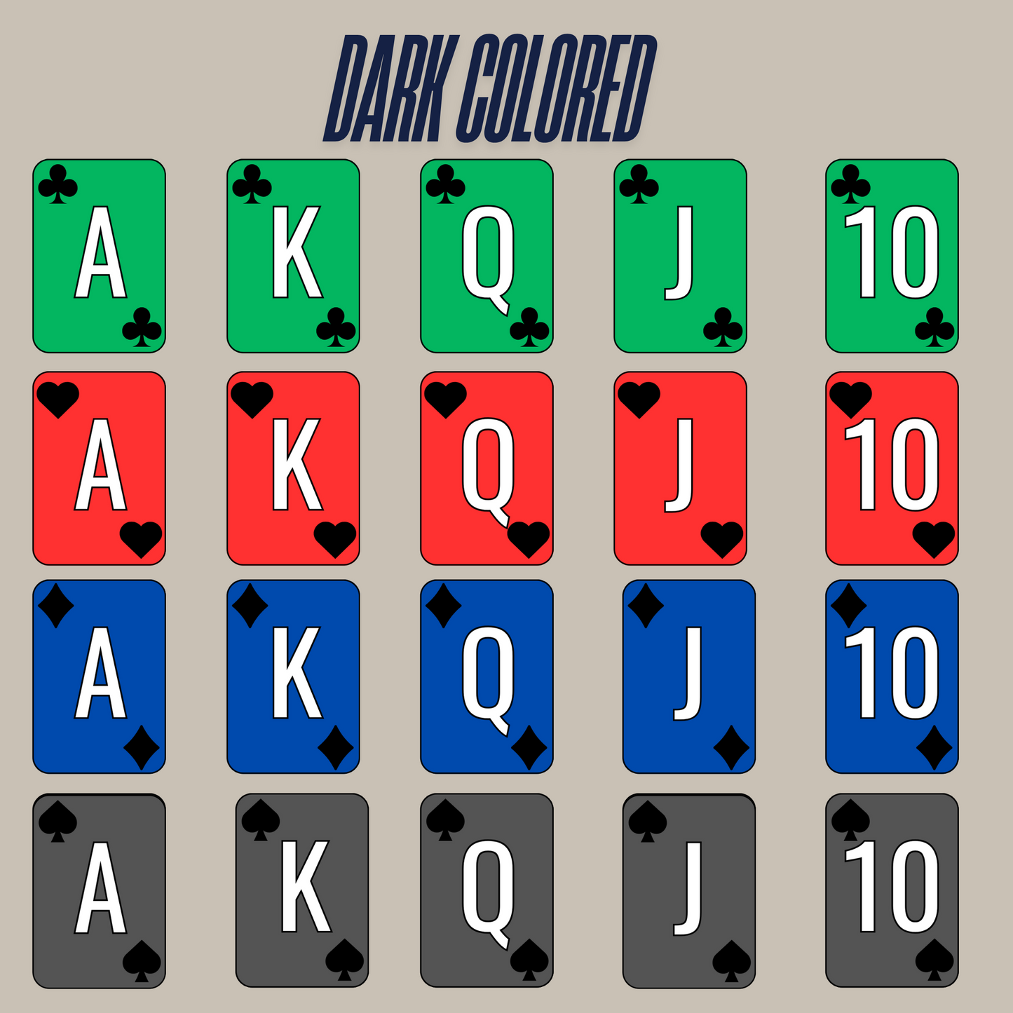Poker Card Graphic Animations