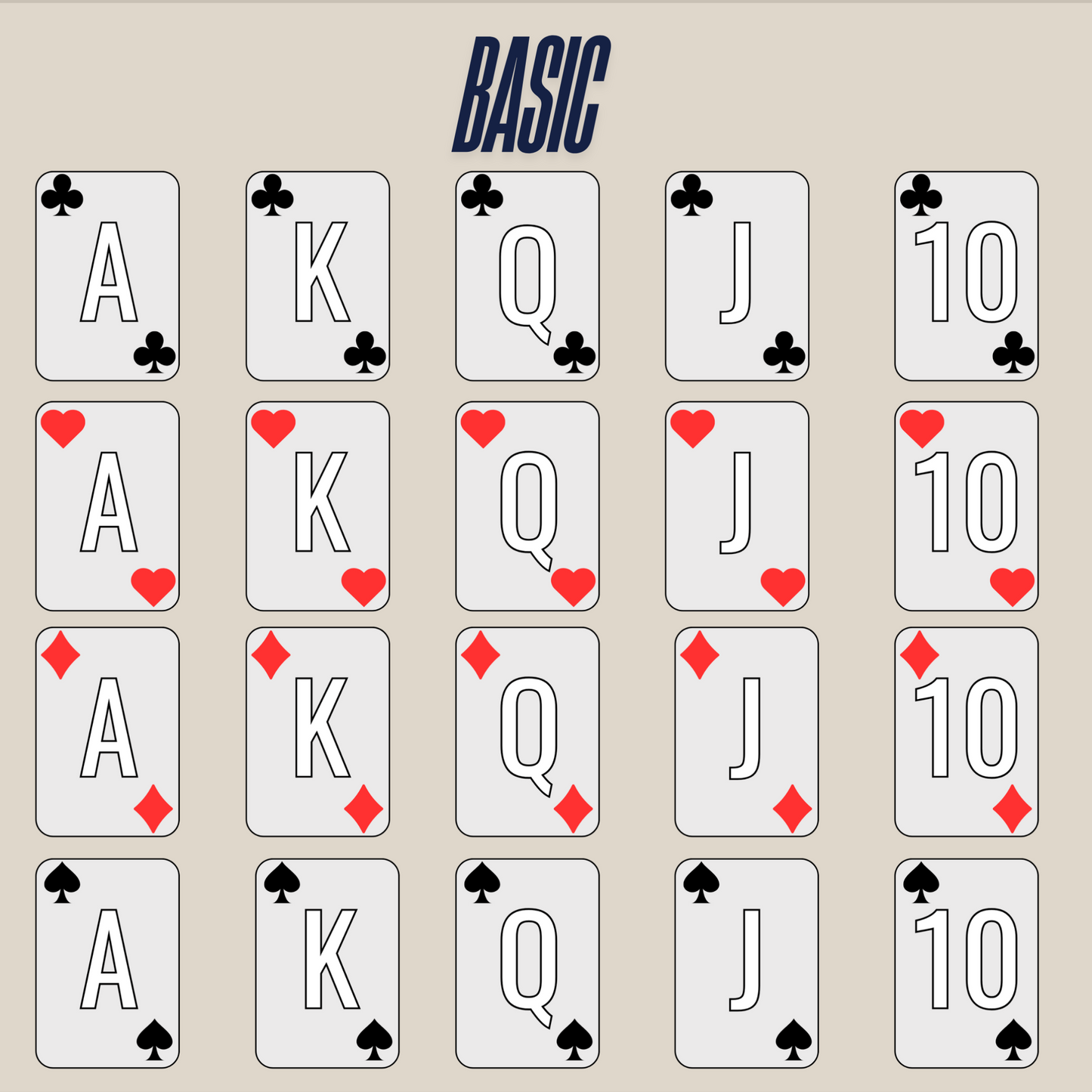 Poker Card Graphic Animations