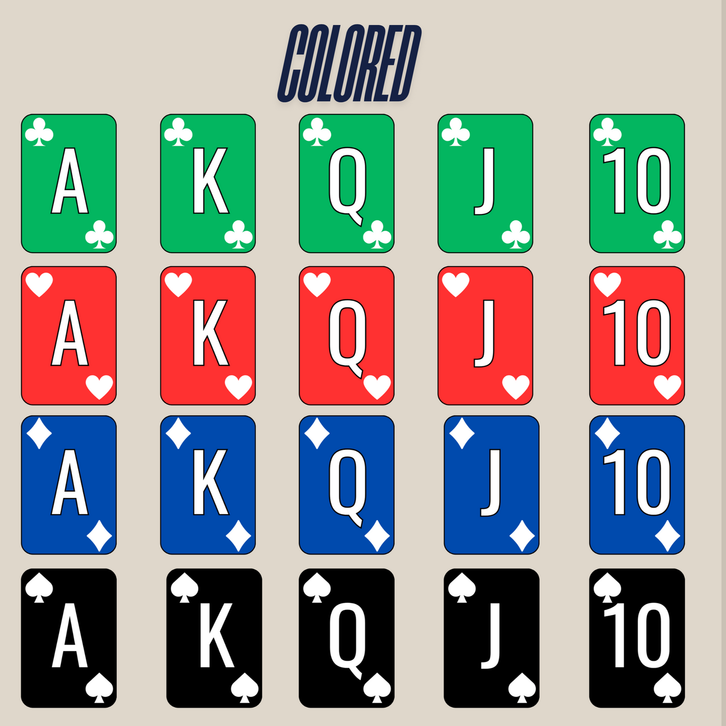 Poker Card Graphic Animations